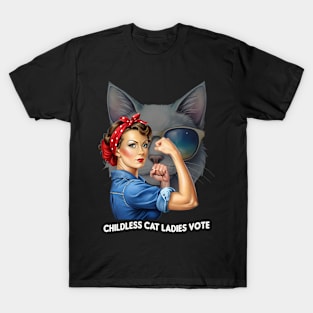Childless Cat Ladies | Kamala Harris 2024 Election Cool T-Shirt